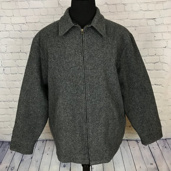 Woolrich Gray Sherpa Lined Jacket - XL - Picture 1 of 7